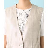 箔プリントベスト | Leilian PLUS HOUSE | 詳細画像11