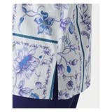 洗える花柄パネルプリントブラウス | Leilian PLUS HOUSE | 詳細画像11