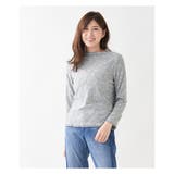 ライトグレー | ハイネックカットソー | Leilian PLUS HOUSE