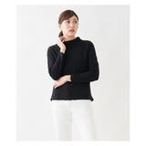 ブラック | ハイネックカットソー | Leilian PLUS HOUSE