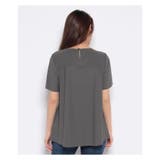 フレア半袖カットソー | CARA O CRUZ | 詳細画像3