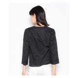 洗えるコットンレースジャケット | Leilian | 詳細画像3