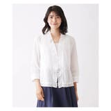 洗えるコットンレースジャケット | Leilian | 詳細画像18