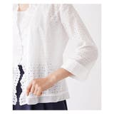 洗えるコットンレースジャケット | Leilian | 詳細画像22