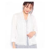 洗えるコットンレースジャケット | Leilian | 詳細画像14