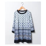 洗える幾何学柄チュニック | Leilian PLUS HOUSE | 詳細画像6