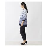 洗える幾何学柄チュニック | Leilian PLUS HOUSE | 詳細画像9