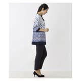 洗える幾何学柄チュニック | Leilian PLUS HOUSE | 詳細画像11