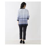 洗える幾何学柄チュニック | Leilian PLUS HOUSE | 詳細画像12