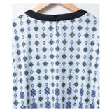 洗える幾何学柄チュニック | Leilian PLUS HOUSE | 詳細画像3