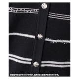 ラメボーダーカーディガン | Leilian | 詳細画像2