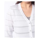 ラメボーダーカーディガン | Leilian | 詳細画像6