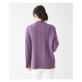 ハイネックケーブルニット | Leilian PLUS HOUSE | 詳細画像4 