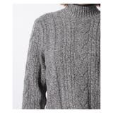 ハイネックケーブルニット | Leilian PLUS HOUSE | 詳細画像15 