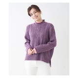 ハイネックケーブルニット | Leilian PLUS HOUSE | 詳細画像1 