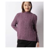 ハイネックケーブルニット | Leilian PLUS HOUSE | 詳細画像2 