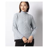 ハイネックケーブルニット | Leilian PLUS HOUSE | 詳細画像18 