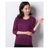 パープル系 | ハイゲージニットプルオーバー | Leilian