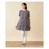 ティアード切替チュニックブラウス | Leilian PLUS HOUSE | 詳細画像2 