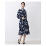 洗えるフラワープリントワンピ-ス | Leilian | 詳細画像10