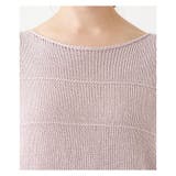 ラメニットプルオーバー | Leilian PLUS HOUSE | 詳細画像8