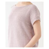 ラメニットプルオーバー | Leilian PLUS HOUSE | 詳細画像9