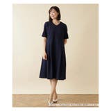 Vネックワンピ-ス | Leilian PLUS HOUSE | 詳細画像2