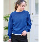 洗える シャリ感のあるカラーニット | CARA O CRUZ | 詳細画像2