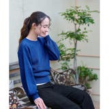 ロイヤルブルー | 洗える シャリ感のあるカラーニット | CARA O CRUZ