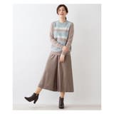 カシミヤボーダーニット | Leilian | 詳細画像10