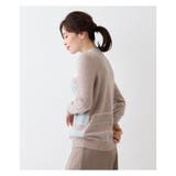 カシミヤボーダーニット | Leilian | 詳細画像12