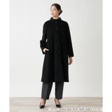カシミヤハイネックコート[品番：LAVW0018758]｜Leilian PLUS HOUSE