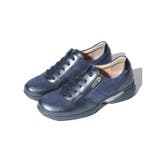 ネイビー | 異素材スニーカー | Leilian