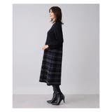 チェック切替ドッキングワンピース | Leilian PLUS HOUSE | 詳細画像8