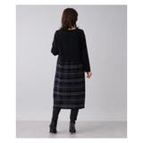 チェック切替ドッキングワンピース | Leilian PLUS HOUSE | 詳細画像9