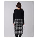 チェック切替ドッキングワンピース | Leilian PLUS HOUSE | 詳細画像15