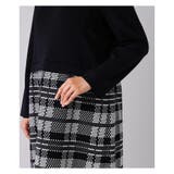 チェック切替ドッキングワンピース | Leilian PLUS HOUSE | 詳細画像18