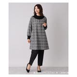 グレンチェック切替ブラウス | Leilian PLUS HOUSE | 詳細画像6