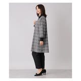 グレンチェック切替ブラウス | Leilian PLUS HOUSE | 詳細画像7