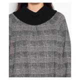 グレンチェック切替ブラウス | Leilian PLUS HOUSE | 詳細画像4