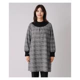 グレンチェック切替ブラウス | Leilian PLUS HOUSE | 詳細画像9