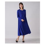 Vネックフレアワンピ-ス | Leilian | 詳細画像9