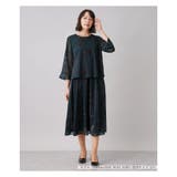 洗えるシャドーフラワー柄セットアップ | Leilian PLUS HOUSE | 詳細画像13