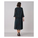 洗えるシャドーフラワー柄セットアップ | Leilian PLUS HOUSE | 詳細画像15