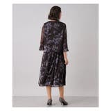 洗えるシャドーフラワー柄セットアップ | Leilian PLUS HOUSE | 詳細画像18