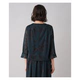 洗えるシャドーフラワー柄セットアップ | Leilian PLUS HOUSE | 詳細画像21