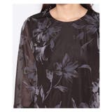 洗えるシャドーフラワー柄セットアップ | Leilian PLUS HOUSE | 詳細画像5