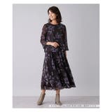 洗えるシャドーフラワー柄セットアップ | Leilian PLUS HOUSE | 詳細画像11