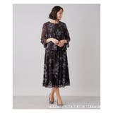 洗えるシャドーフラワー柄セットアップ | Leilian PLUS HOUSE | 詳細画像2