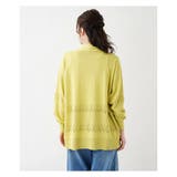 透かし編みカーディガン | Leilian PLUS HOUSE | 詳細画像11